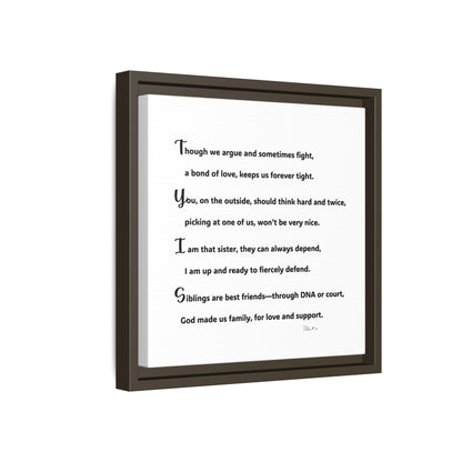 Matte Canvas, Framed (Multi-color)