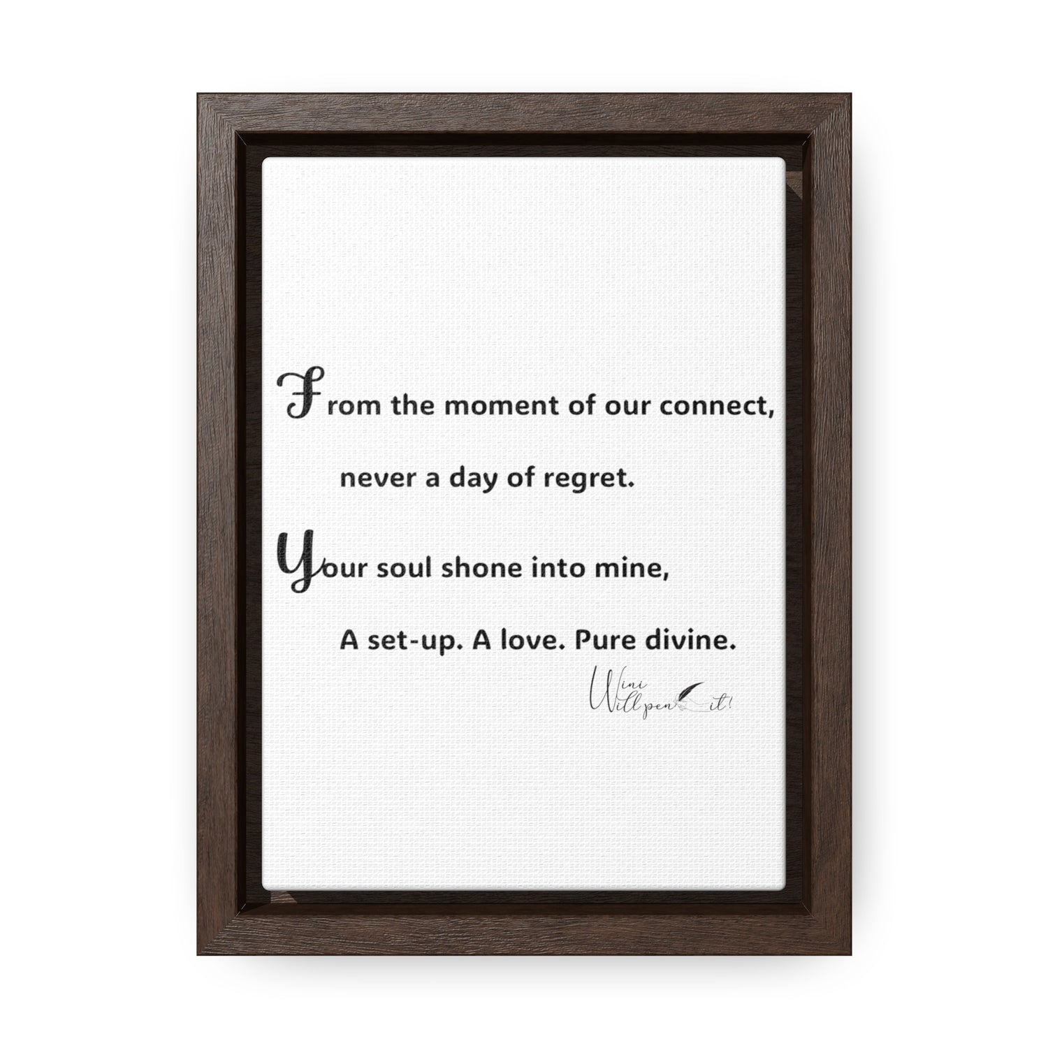 Gallery Canvas Wraps, Vertical Frame