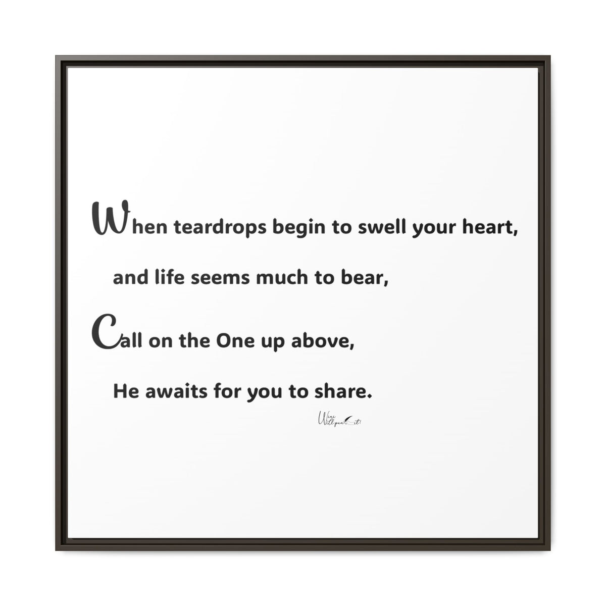 Matte Canvas, Framed (Multi-color)
