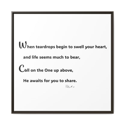 Matte Canvas, Framed (Multi-color)