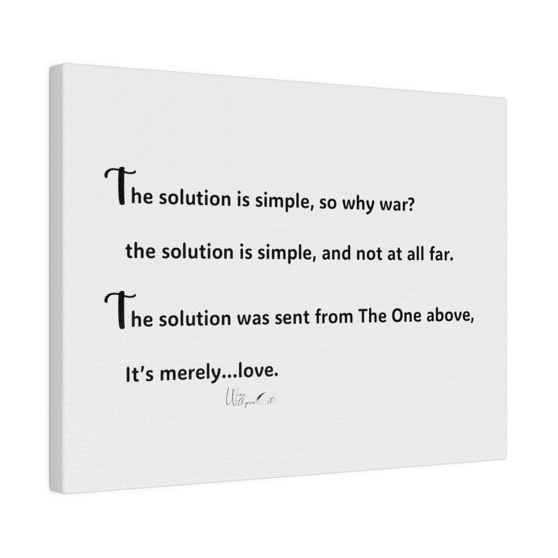 Matte Canvas, Stretched, 0.75"
