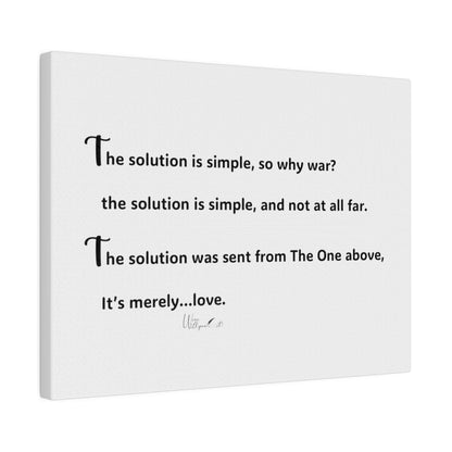 Matte Canvas, Stretched, 0.75&quot;