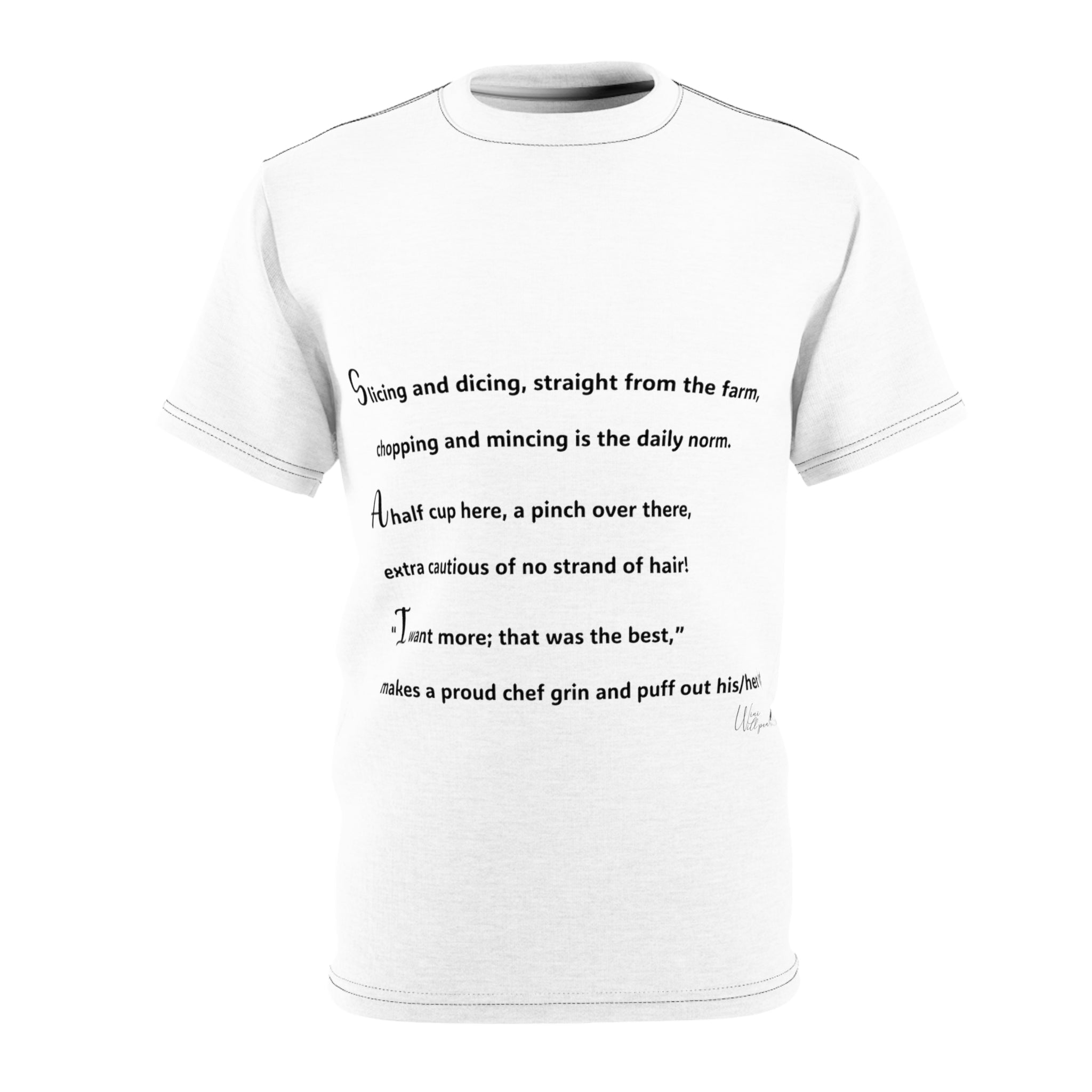 Unisex Cut &amp; Sew Tee (AOP)