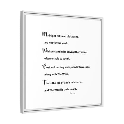 Matte Canvas, Framed (Multi-color)