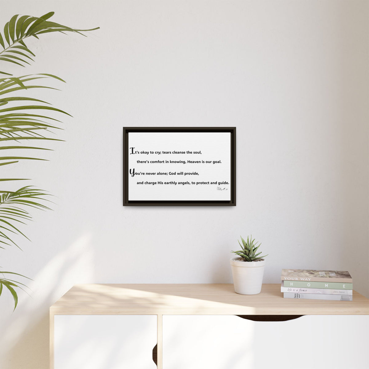 Matte Canvas, Framed (Multi-color)