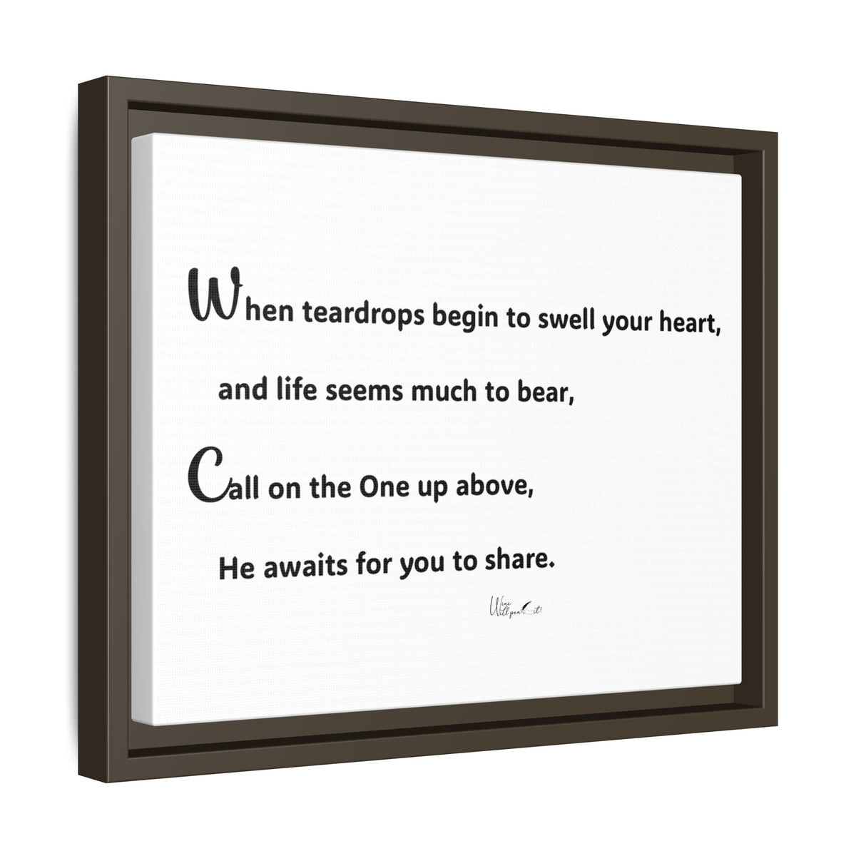 Matte Canvas, Framed (Multi-color)