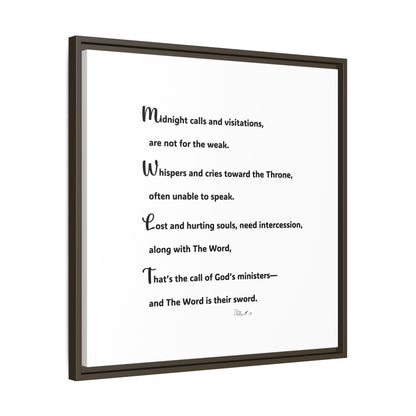 Matte Canvas, Framed (Multi-color)
