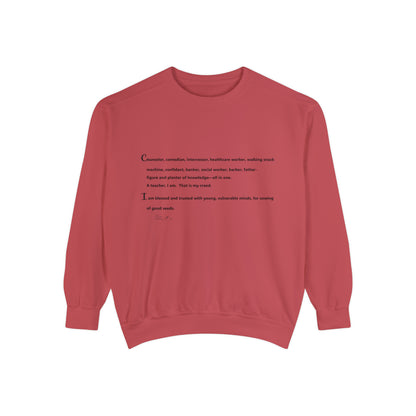 Unisex Garment-Dyed Sweatshirt