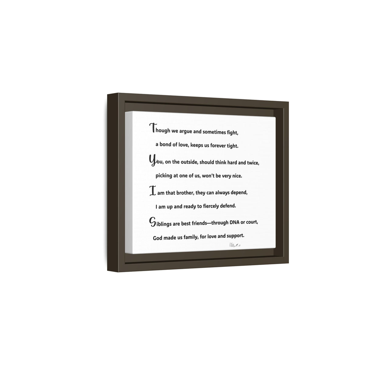 Matte Canvas, Framed (Multi-color)