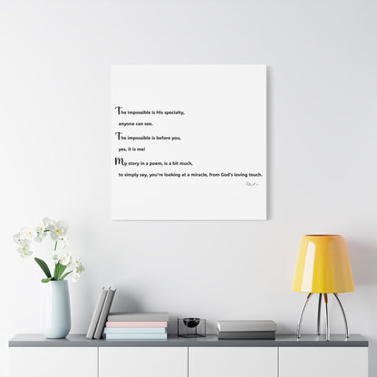 Matte Canvas, Stretched, 1.25"