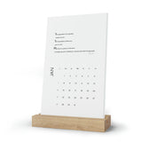 Vertical Desk Calendar (2024)