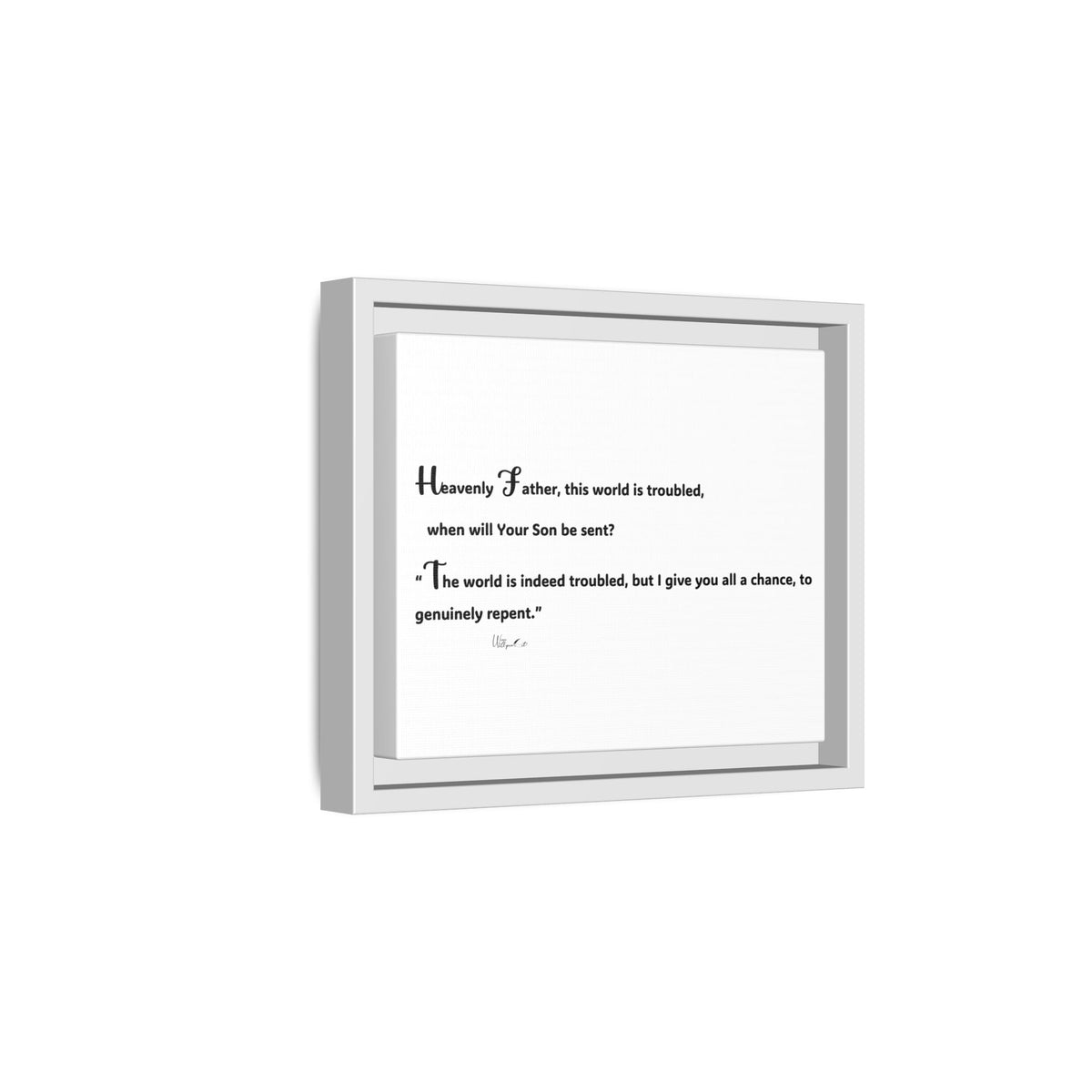 Matte Canvas, Framed (Multi-color)