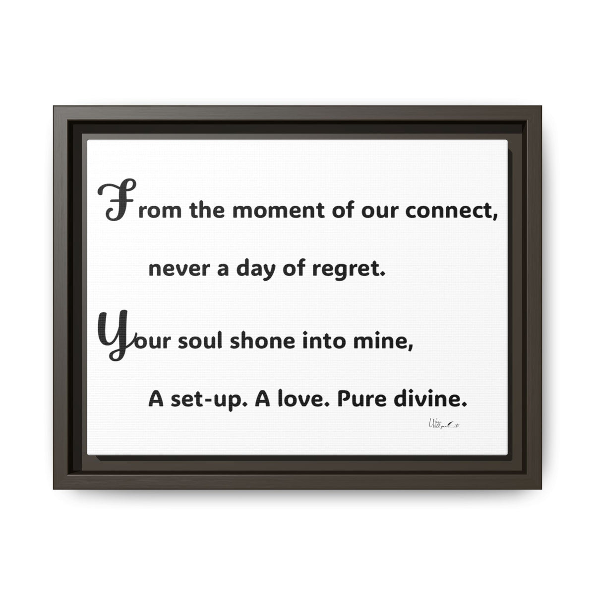 Matte Canvas, Framed (Multi-color)
