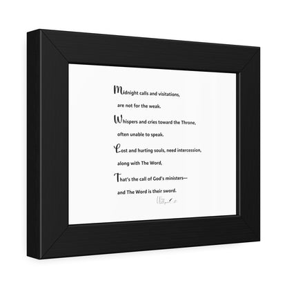 Framed Paper Posters