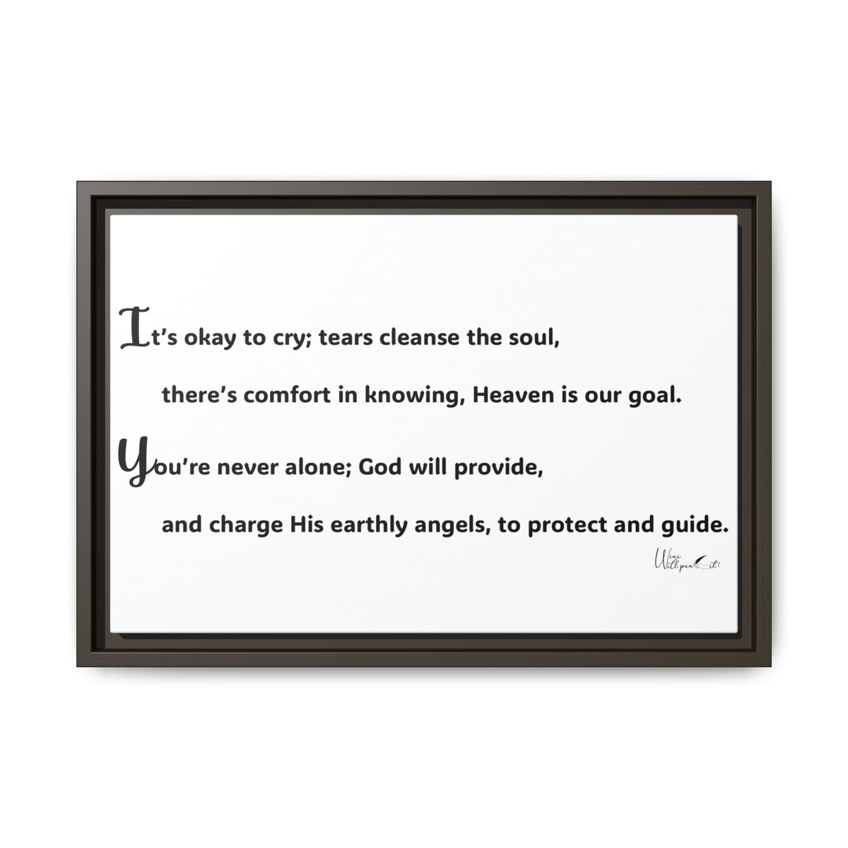 Matte Canvas, Framed (Multi-color)