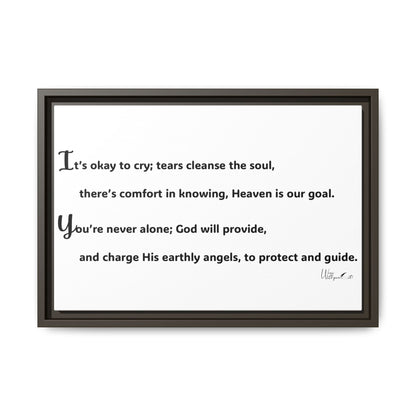 Matte Canvas, Framed (Multi-color)