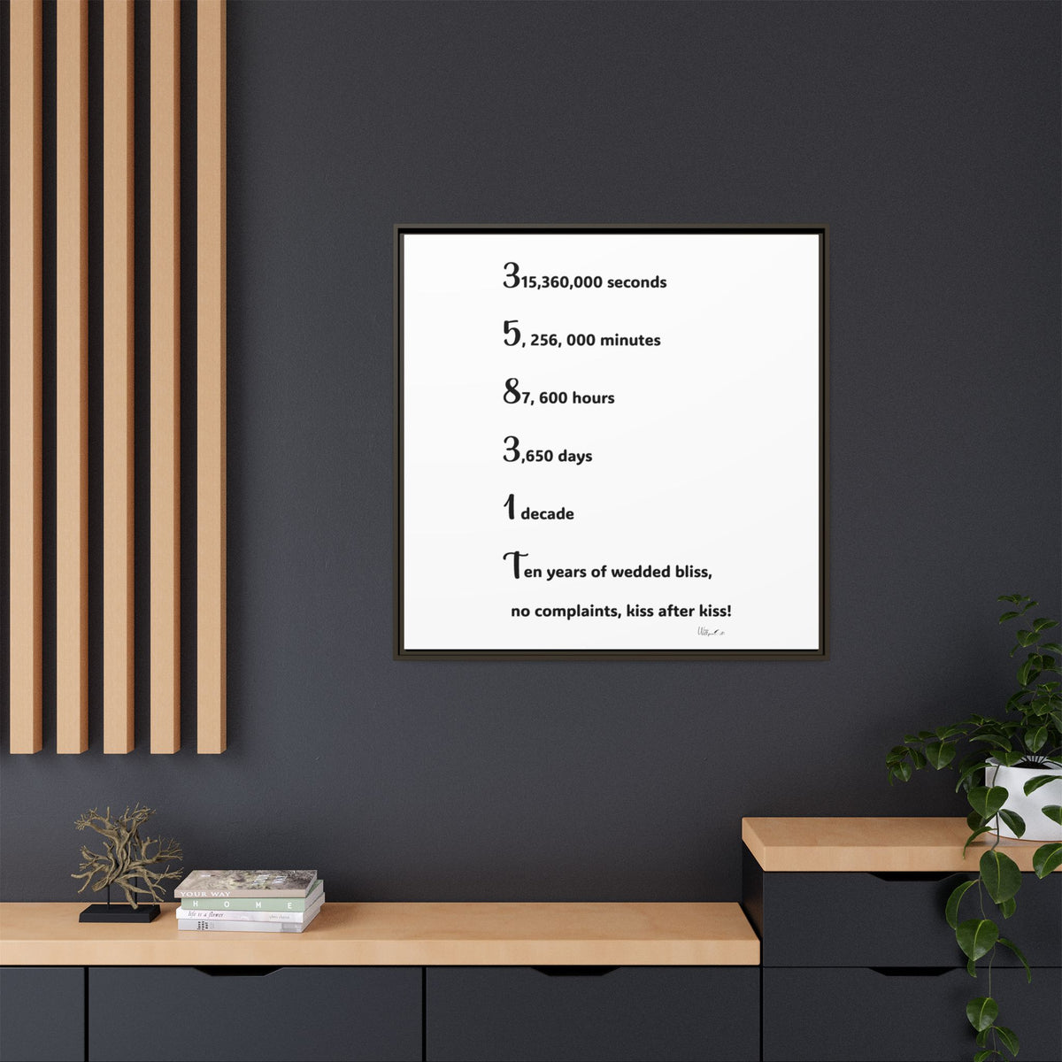 Matte Canvas, Framed (Multi-color)