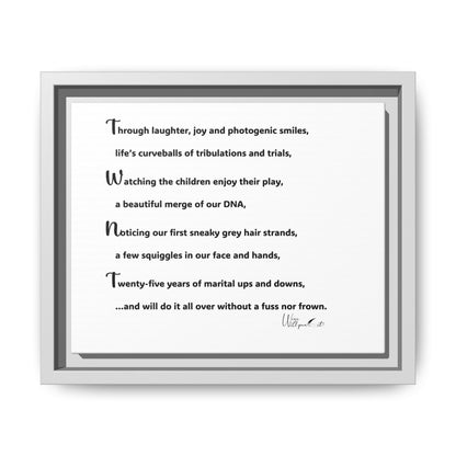 Matte Canvas, Framed (Multi-color)