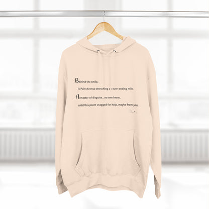 Three-Panel Fleece Hoodie
