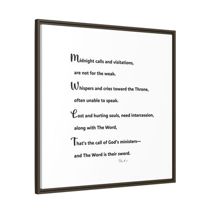 Matte Canvas, Framed (Multi-color)